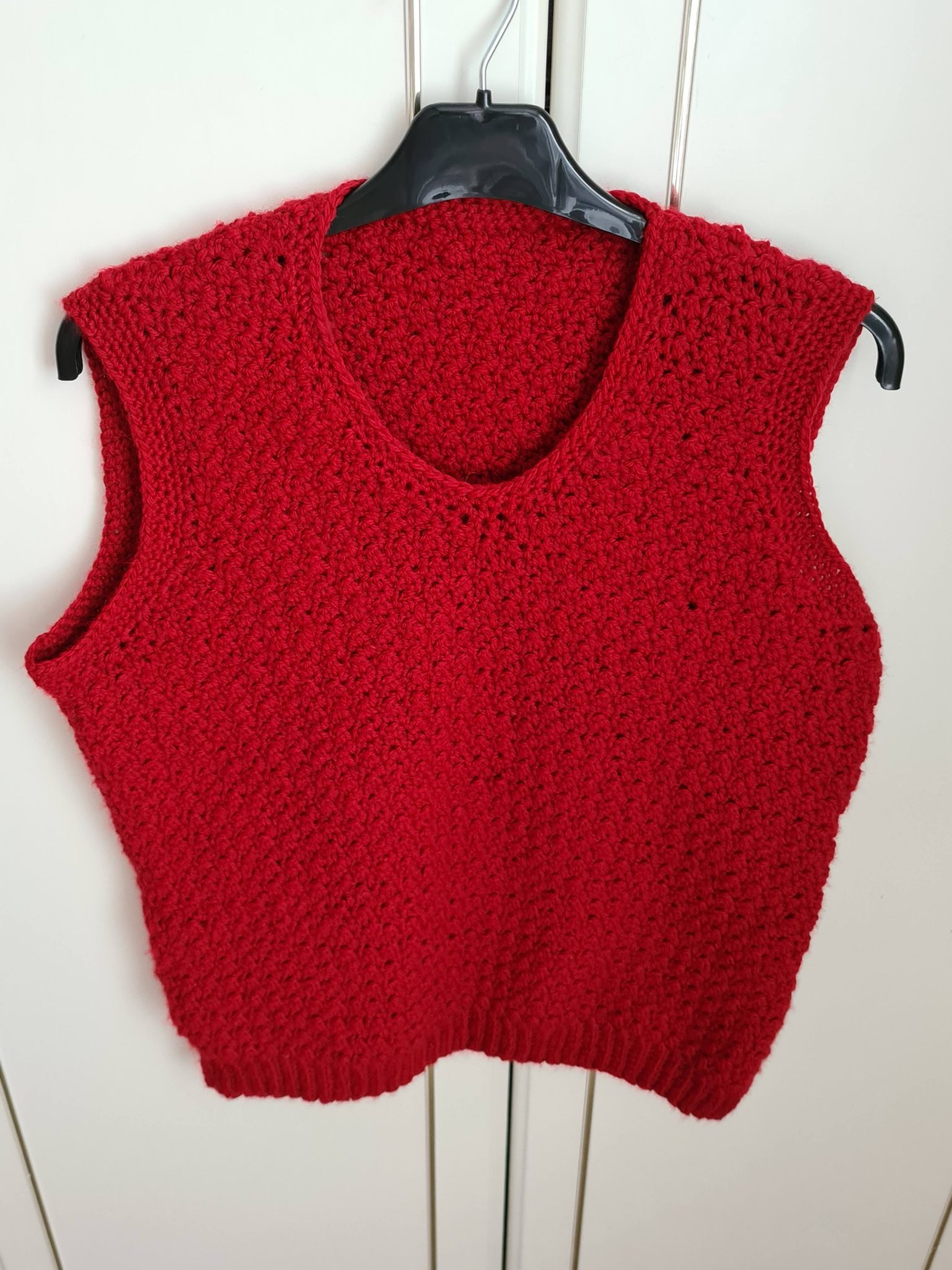 Red Crochet Top l Triggerfish Crochet l Cotton yarn